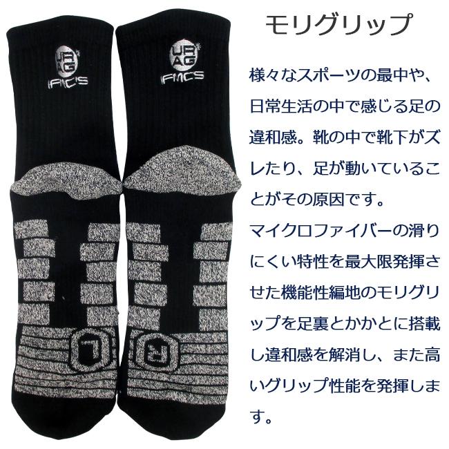 ハイパフォーマンスソックス イフミックを加工した高機能スポーツソックス URASC01